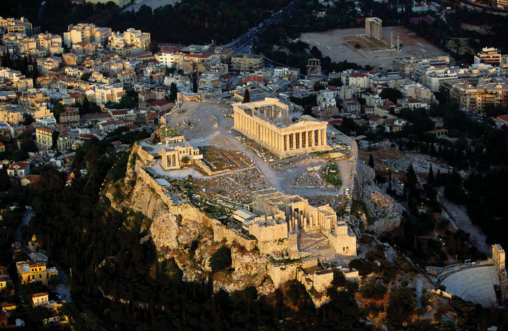 The Parthenon and The&nbsp;Akropolis